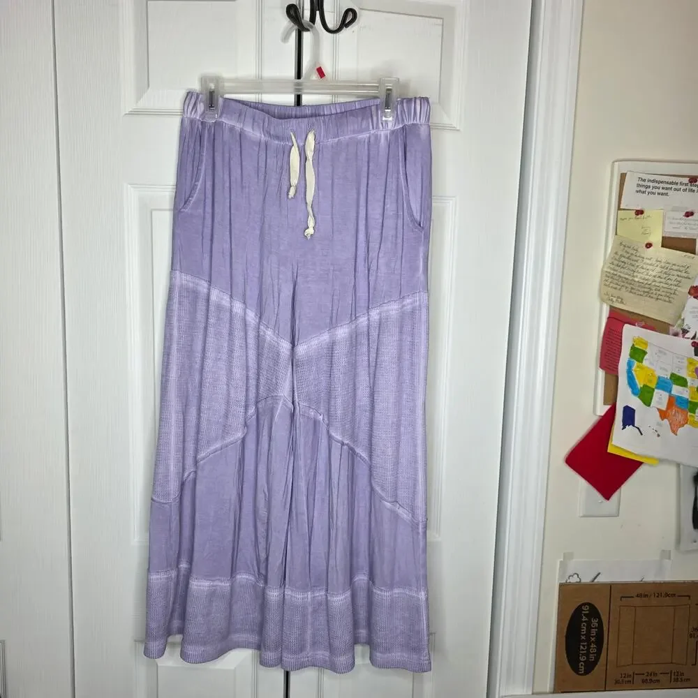 POL Ultra Soft Wide Leg Lavender Palazzo Pants Sz M/L NWT - Picture 5 of 9